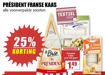 MCD Supermarkt Président Franse Kaas aanbieding