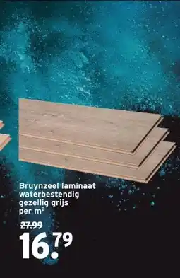 GAMMA Bruynzeel laminaat waterbestendig gezellig grijs aanbieding