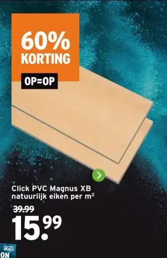 GAMMA Click PVC Magnus XB natuurlijk eiken aanbieding