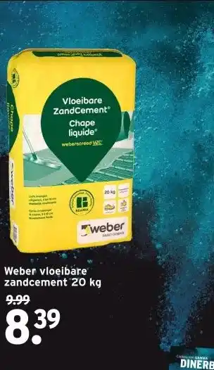 GAMMA Weber vloeibare zandcement aanbieding