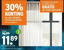 GAMMA alle GAMMA (vouw) gordijnen aanbieding