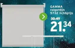 GAMMA GAMMA rolgordijn 5732 lichtgrijs aanbieding