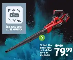 GAMMA Einhell 18V bladblazer aanbieding