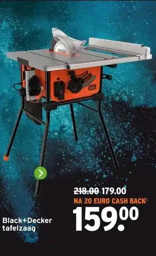 GAMMA Black+Decker tafelzaag aanbieding