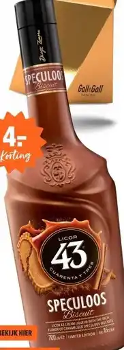 Gall & Gall Licor 43 Speculoos 70CL aanbieding