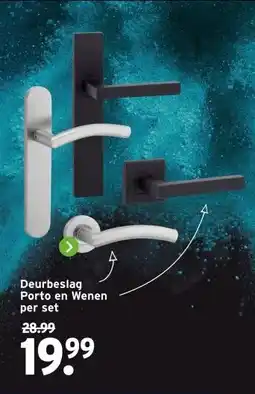 GAMMA Deurbeslag Porto en Wenen aanbieding