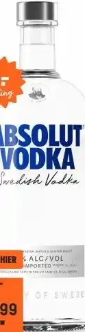 Gall & Gall Absolut Vodka 100CL aanbieding