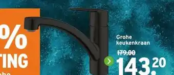 GAMMA Grohe keukenkraan aanbieding