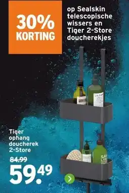 GAMMA Tiger ophang doucherek 2-Store aanbieding
