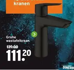 GAMMA Grohe wastafelkraan aanbieding