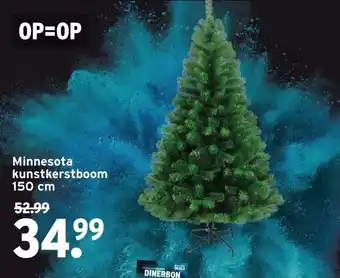 GAMMA Minnesota kunstkerstboom aanbieding