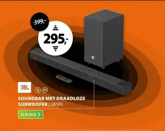 Expert JBL SB595 Zwart aanbieding