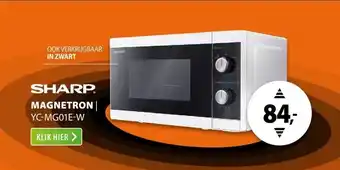 Expert Sharp YC-MG01E-W Wit aanbieding