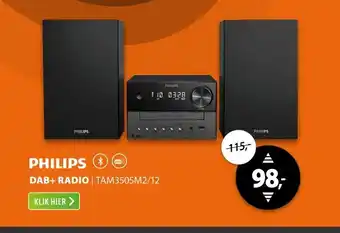 Expert Philips TAM3505M2/12 (DAB+) aanbieding