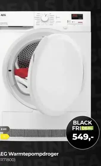 EP Beerepoot AEG Warmtepompdroger aanbieding