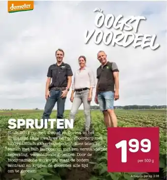 Ekoplaza SPRUITEN aanbieding