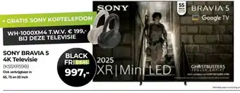 EP Beerepoot SONY BRAVIA 5 4K Televisie aanbieding