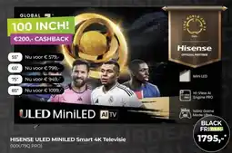 EP Beerepoot HISENSE ULED MINILED Smart 4K Televisie aanbieding