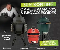 EP Beerepoot ALLE KAMADO'S & BBQ ACCESOIRES aanbieding