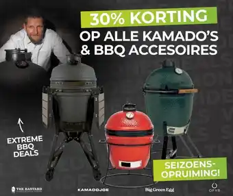 EP Beerepoot ALLE KAMADO'S & BBQ ACCESOIRES aanbieding
