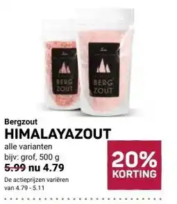 Ekoplaza HIMALAYAZOUT aanbieding