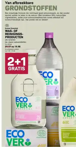 Ekoplaza WAS-OF REINIGINGS- PRODUCTEN aanbieding