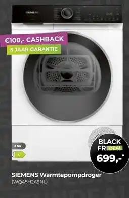 EP Beerepoot SIEMENS Warmtepompdroger aanbieding