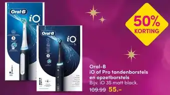 DA Oral-B iO of Pro tandenborstels en opzetborstels aanbieding