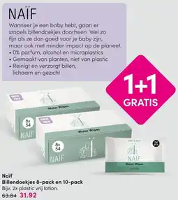 DA Naïf Billendoekjes 8-pack en 10-pack aanbieding
