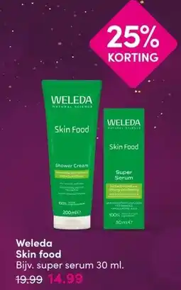 DA Weleda Skin food aanbieding