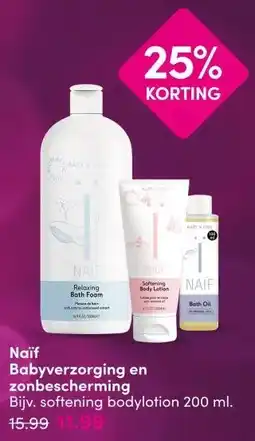 DA Naïf Babyverzorging en zonbescherming aanbieding