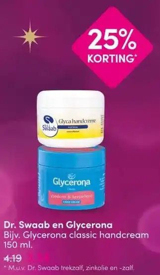 DA Dr. Swaab en Glycerona aanbieding