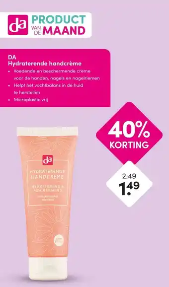 DA DA Hydraterende handcrème aanbieding