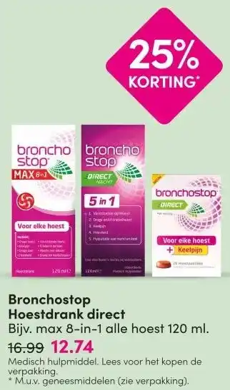 DA Bronchostop Hoestdrank direct aanbieding