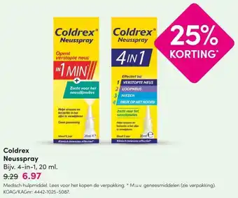DA Coldrex Neusspray aanbieding