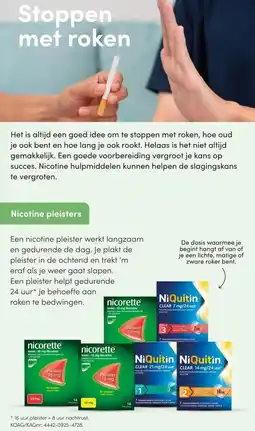 DA Nicotine pleisters aanbieding