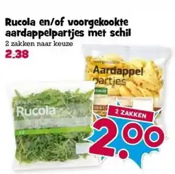 Boon`s Markt Rucola en/of voorgekookte aardappelpartjes met schil aanbieding