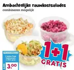 Boon`s Markt Ambachtelijke rauwkostsalades aanbieding
