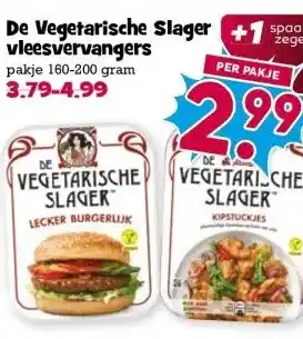 Boon`s Markt De Vegetarische Slager vleesvervangers aanbieding