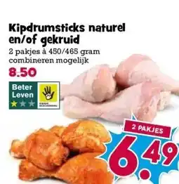 Boon`s Markt Kipdrumsticks naturel en/of gekruid aanbieding