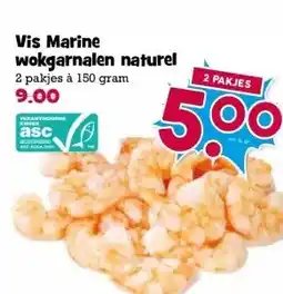 Boon`s Markt Vis Marine wokgarnalen naturel aanbieding