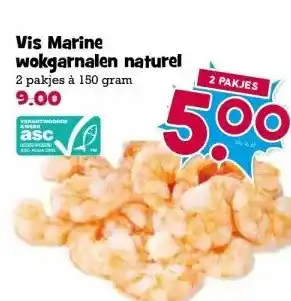 Boon`s Markt Vis Marine wokgarnalen naturel aanbieding