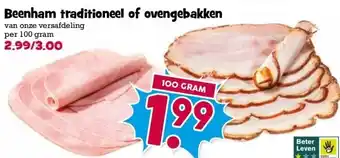 Boon`s Markt Beenham traditioneel of ovengebakken aanbieding