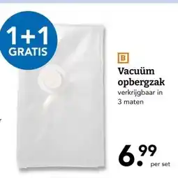 Blokker Vacuüm opbergzak aanbieding