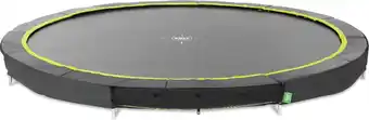 Bol.com EXIT Silhouette inground sports trampoline ø305cm - zwart aanbieding