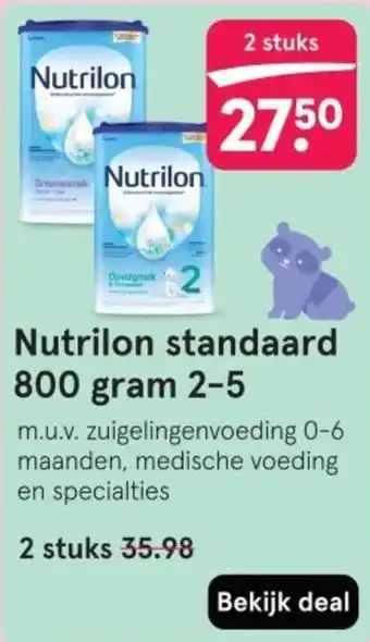 Etos Nutrilon standaard aanbieding