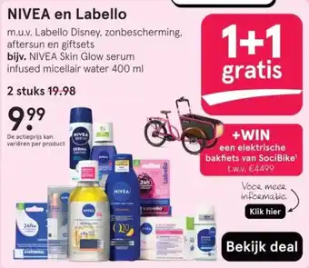 Etos NIVEA en Labello aanbieding