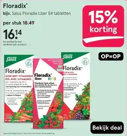 Etos Floradix aanbieding