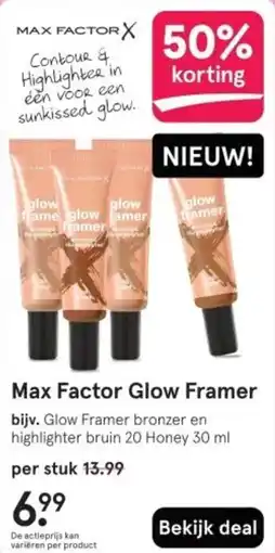 Etos Max Factor Glow Framer aanbieding
