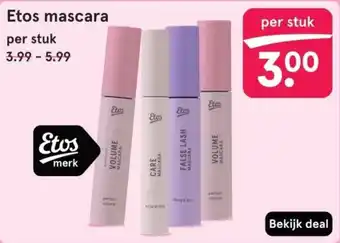 Etos Etos mascara aanbieding